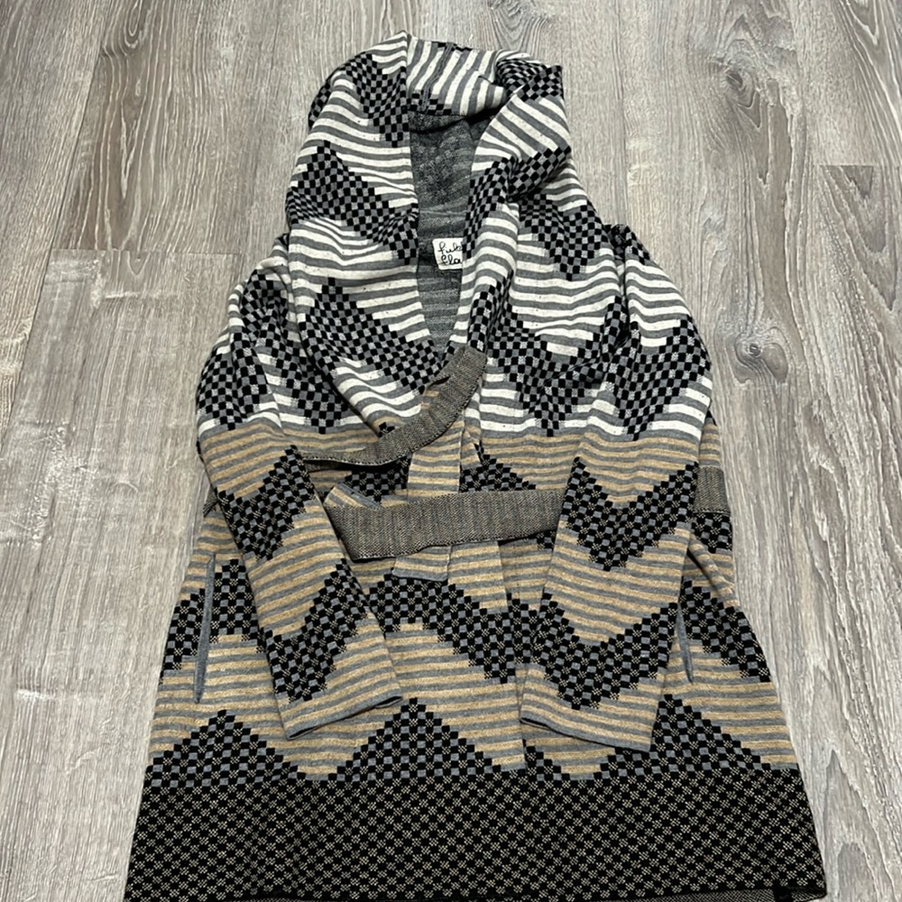 Anthropologie hooded sweater, size medium